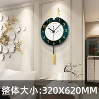 wall clocks home decor hanging with pendulum fashion wall clock living room modern design luxury oversized house ornaments