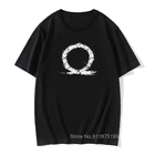 Футболка с надписью God of War 4 Kratos, забавная ретро-футболка с принтом логотипа, с принтом удивительных игр для мужчин, с арpg Atreus