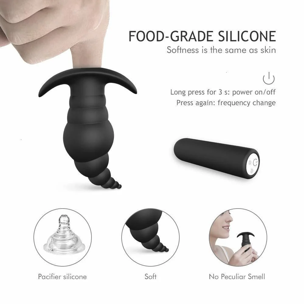 Мужской беспроводной вибратор с пультом ДУ простаты силиконовый массажер