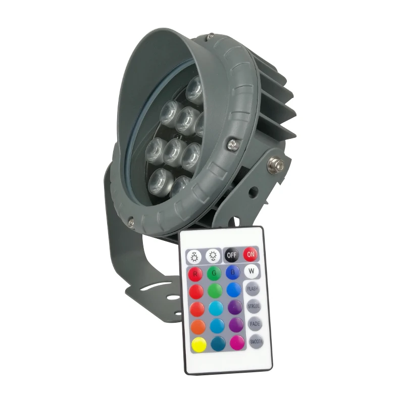 Новый светодиодный RGB прожектор с памятью 12 Вт 110 В 240 переменного тока светильник