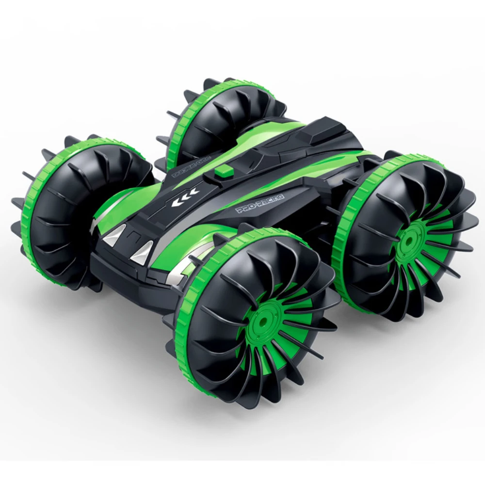 360 Rotate Rc Cars Remote Control Stunt Car 2 Sides Waterproof Driving On Water And Land Amphibious Electric Toys For Children enlarge