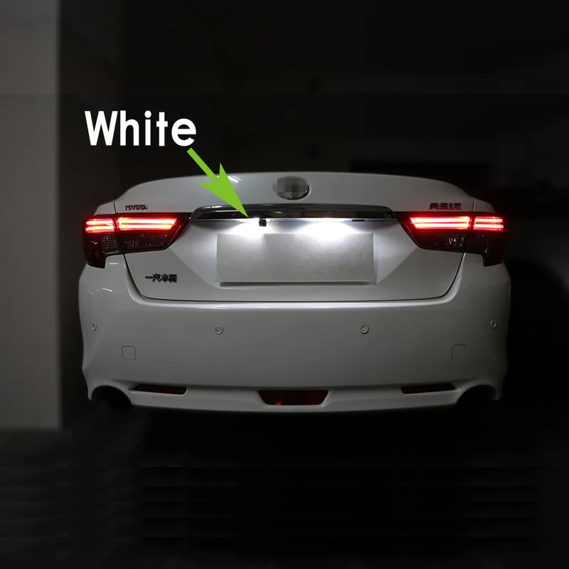 2 шт. светодиодный светильник для оформления номерного знака Лампа W5W T10 194 Для