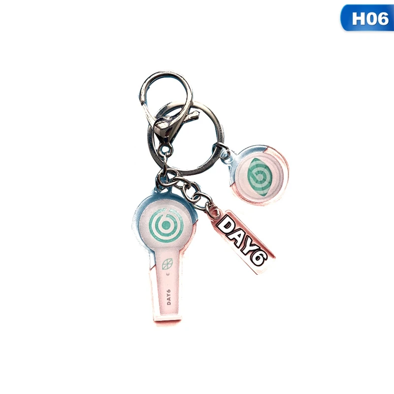 

Fashion Shinee DAY6 VICTON Keychains Key Chains Chain Ring Keyring Pendant Fans Gilfs Wholesale