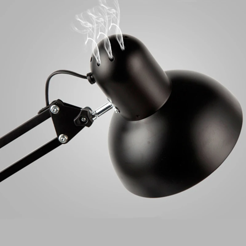 Винтажная настольная лампа с зажимом для кабинета складные офисные светильники