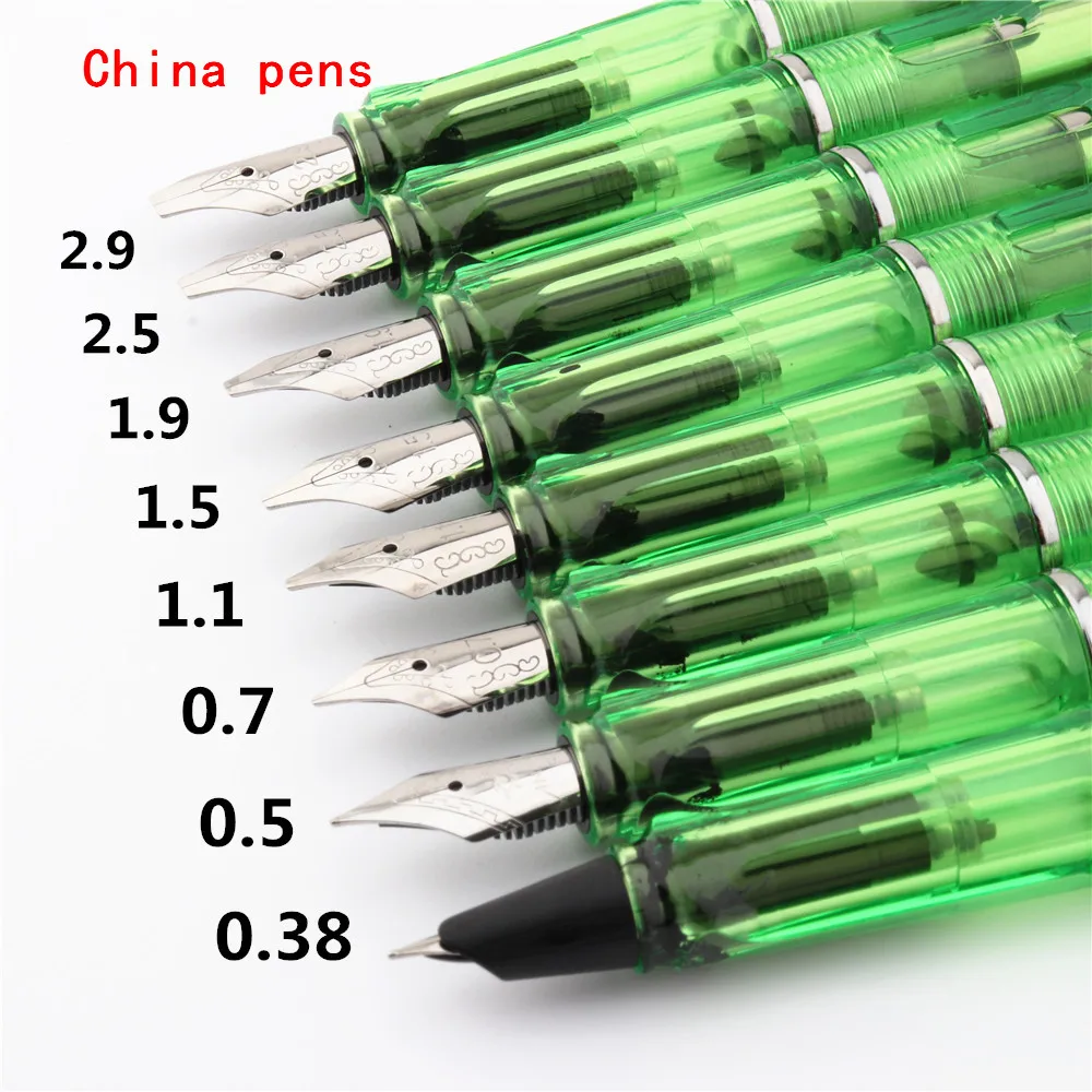 Высококачественная прозрачная зеленая чернильная Авторучка Jinhao для бизнеса | Отзывы и видеообзор