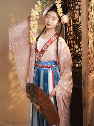 2021 hanfu Женская Повседневная китайская юбка с поясом ханьфу китайские костюмы в