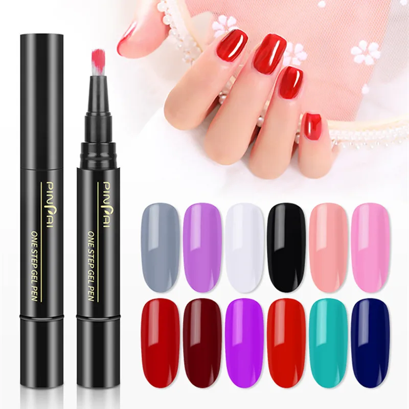 Гель для ногтей one step лак карандаш удобный Однотонная одежда гелевая ручка нет