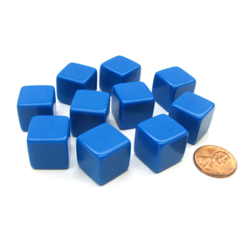 10 шт./лот 16 мм Пустые кости КТВ игральные безболезненные простые гравируемые DIY