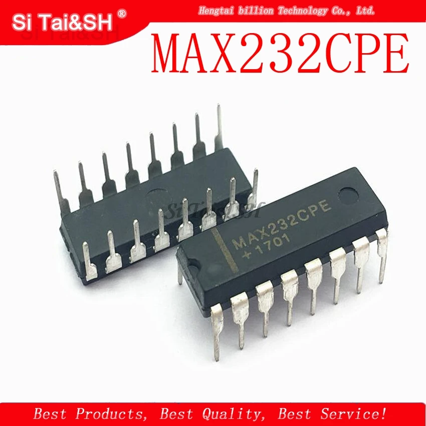 10 шт. MAX232CPE MAX232C DIP16 DIP MAX232 RS-232 драйверы/приемники новые оригинальные - купить по