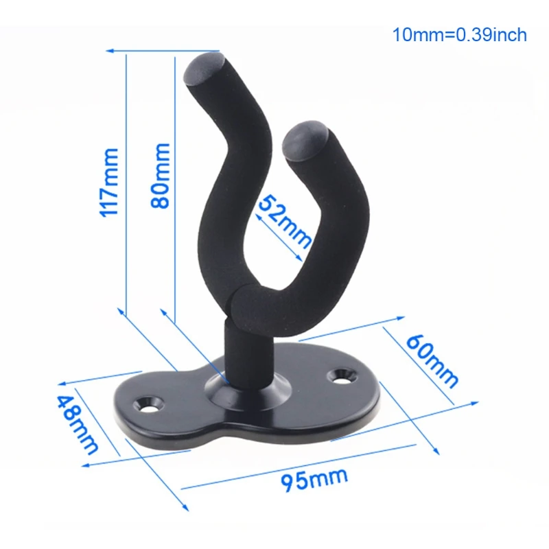

Guitar Wall Mount Hanger Guitar Style Wall Holders Hooks Stands for Acoustic Electric Bass Classical Ukulele Guitar