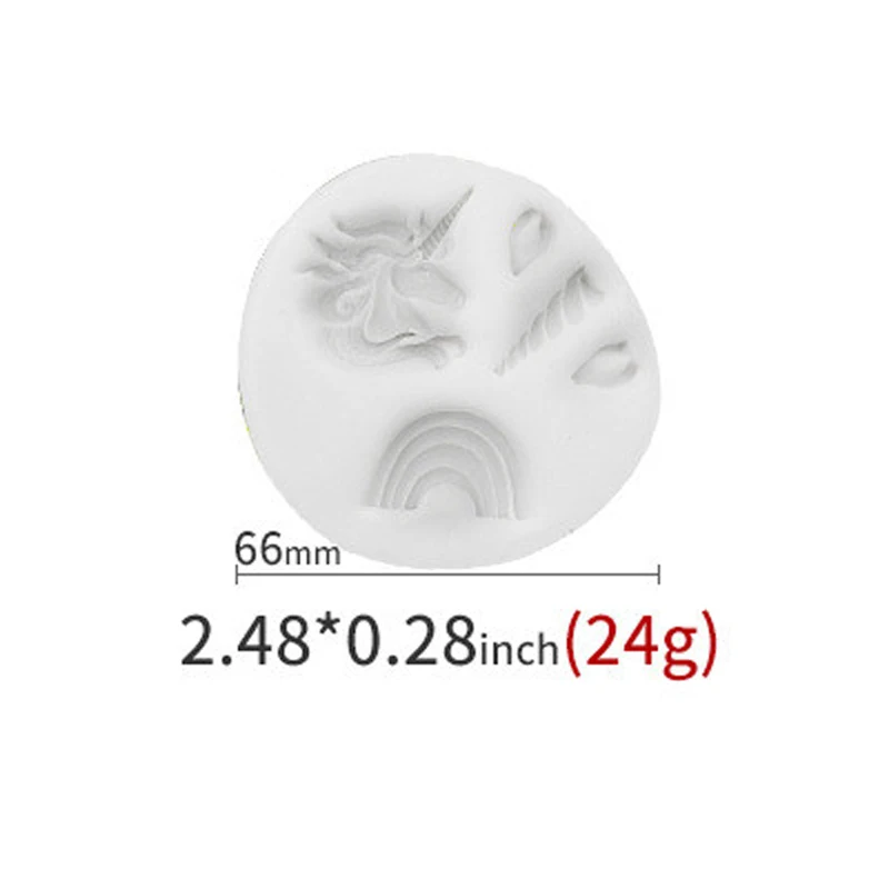 New Unicorn Horn Shape Silicone Cake Decorating Mold Fondant Pastry Mould Chocolate Gum Paste Kitchen Baking Tools | Дом и сад