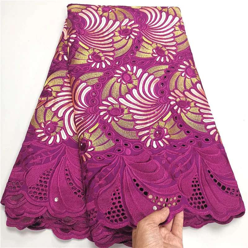 Новинка 2021 швейцарская вуаль кружевная ткань 100% хлопок вышивка высокое качество