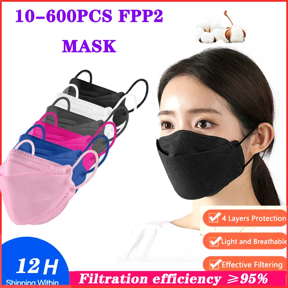 

Черная FFP2 Mascarillas KN95 сертифицированная ffp2многоразовая маска CE 2163 FPP2 одобренная маска лица ffp2mask Корея рыба