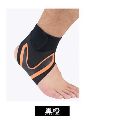 Left ankle supports Фиксатор лодыжки поддерживает ремни Повязку Обертывание стопы безопасности 1 шт. компрессионные протекторы лодыжки анти растяжение Открытый Баскетбол Футбол - Цвет: Left ankle supports
