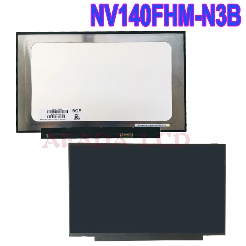 14.0''  Laptop NV140FHM-N3B NV140FHM N41 Lcd Screen Panel matrix 1920*1080  30 PIN NEW IPS 5.0
