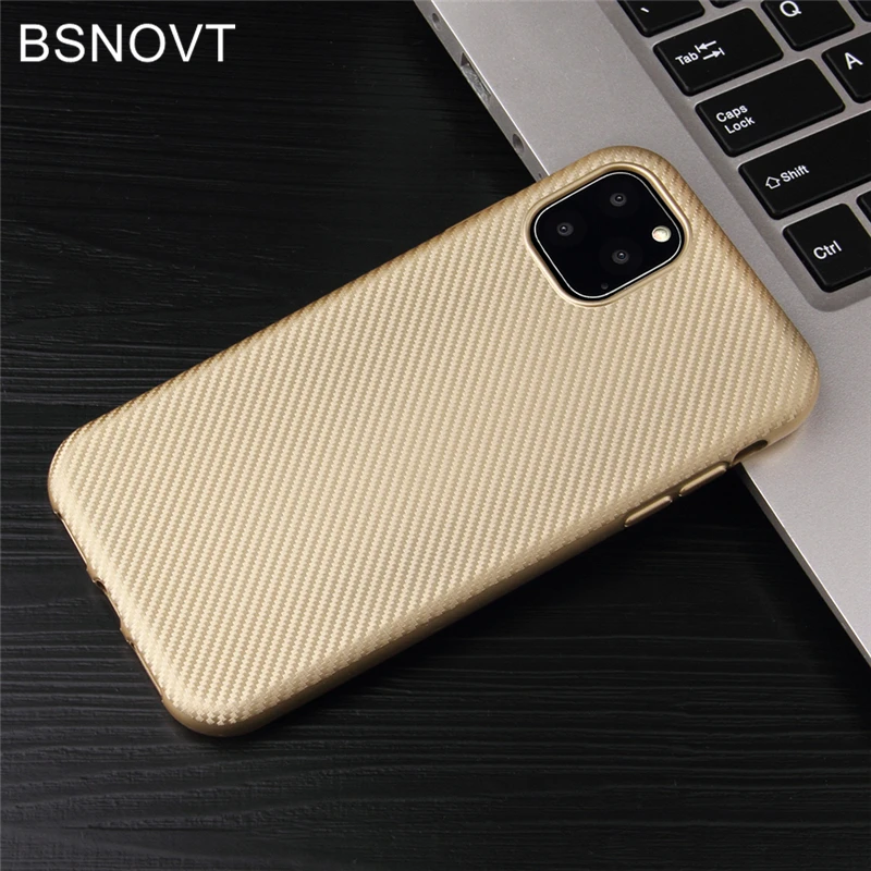 Gold Для Apple iPhone 11 чехол XR XS Max мягкий силиконовый тонкий противоударный бампер чехол для iPhone 11 Pro Чехол для iPhone 11 Pro Max чехол - Цвет: Gold