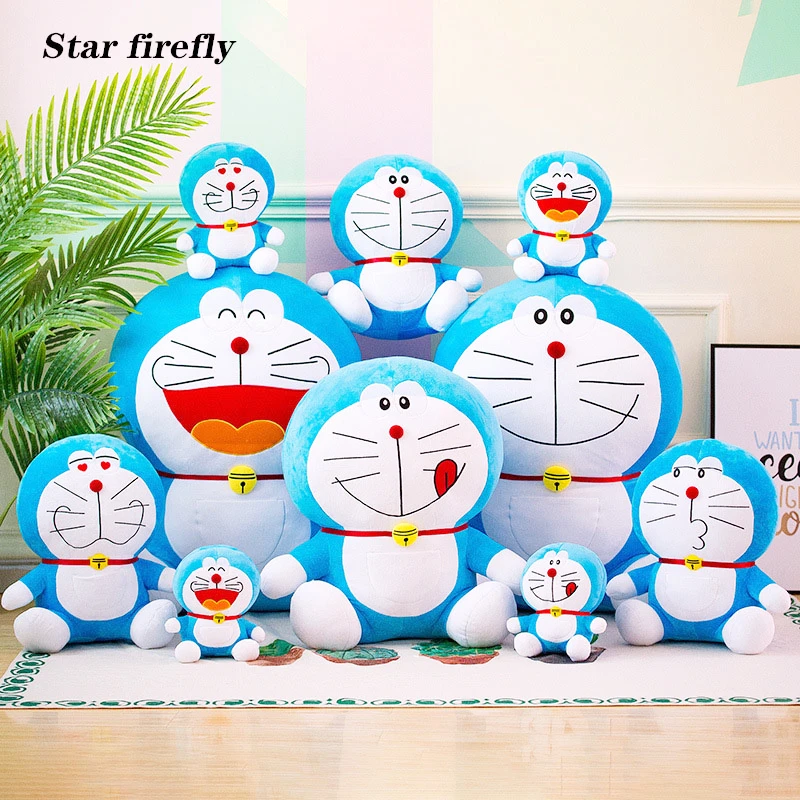 Хит аниме 25 см постоять за меня Doraemon плюшевые игрушки кукла CuteCat мягкие животные