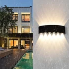 Светодиодный настенный светильник, алюминиевая лампа для дома, лестницы, спальни, прикроватного столика, ванной комнаты, современный водонепроницаемый уличный комнатный настенный светильник в скандинавском стиле Ip65