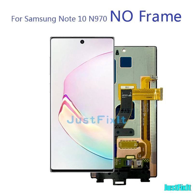 Для Samsung Galaxy Note 10 Lcd с рамкой дисплей сенсорный экран дигитайзер сборка Note10 N970F N9700