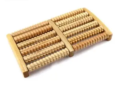 Деревянный роликовый массажер для ног деревянный рефлекторный массаж ухода за