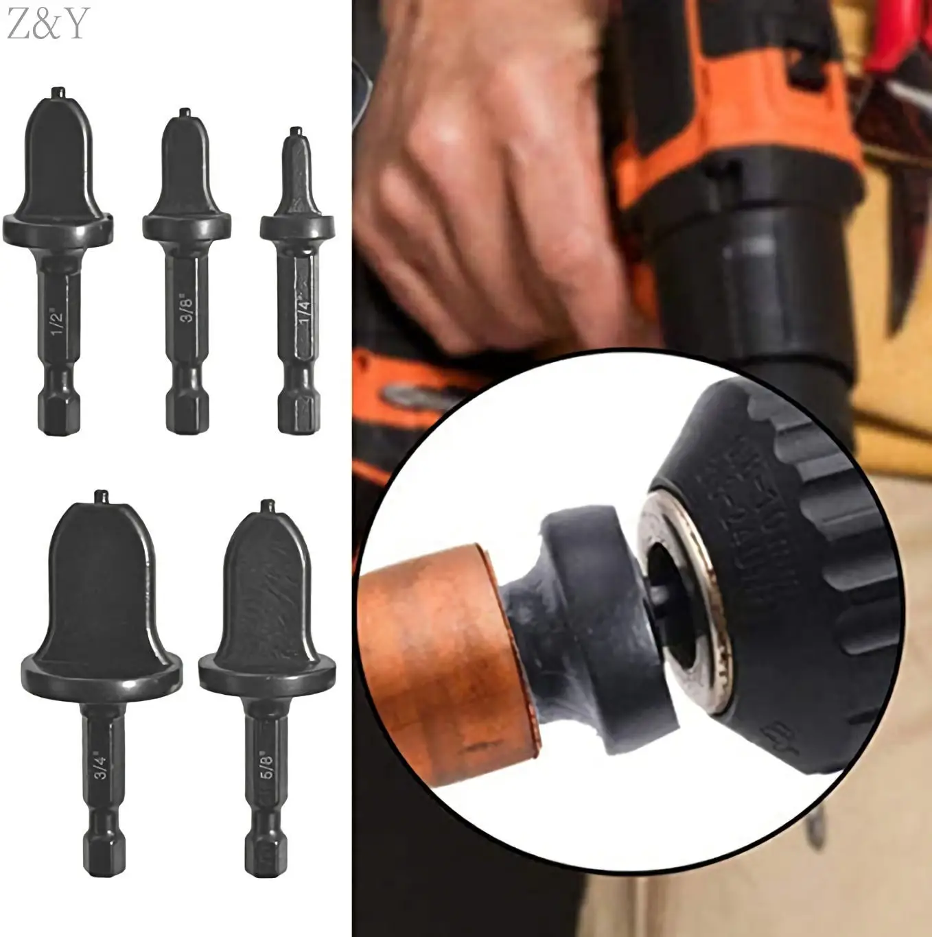 Трубчатый расширитель с шестигранной ручкой 5 шт. инструменты для ОВКВ