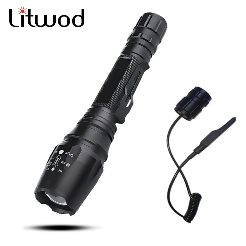 Мощный светодиодный фонарик litwod Z20V5 30000 лм xhp50 l2 t6 с фокусировкой 5 режимов для 18650