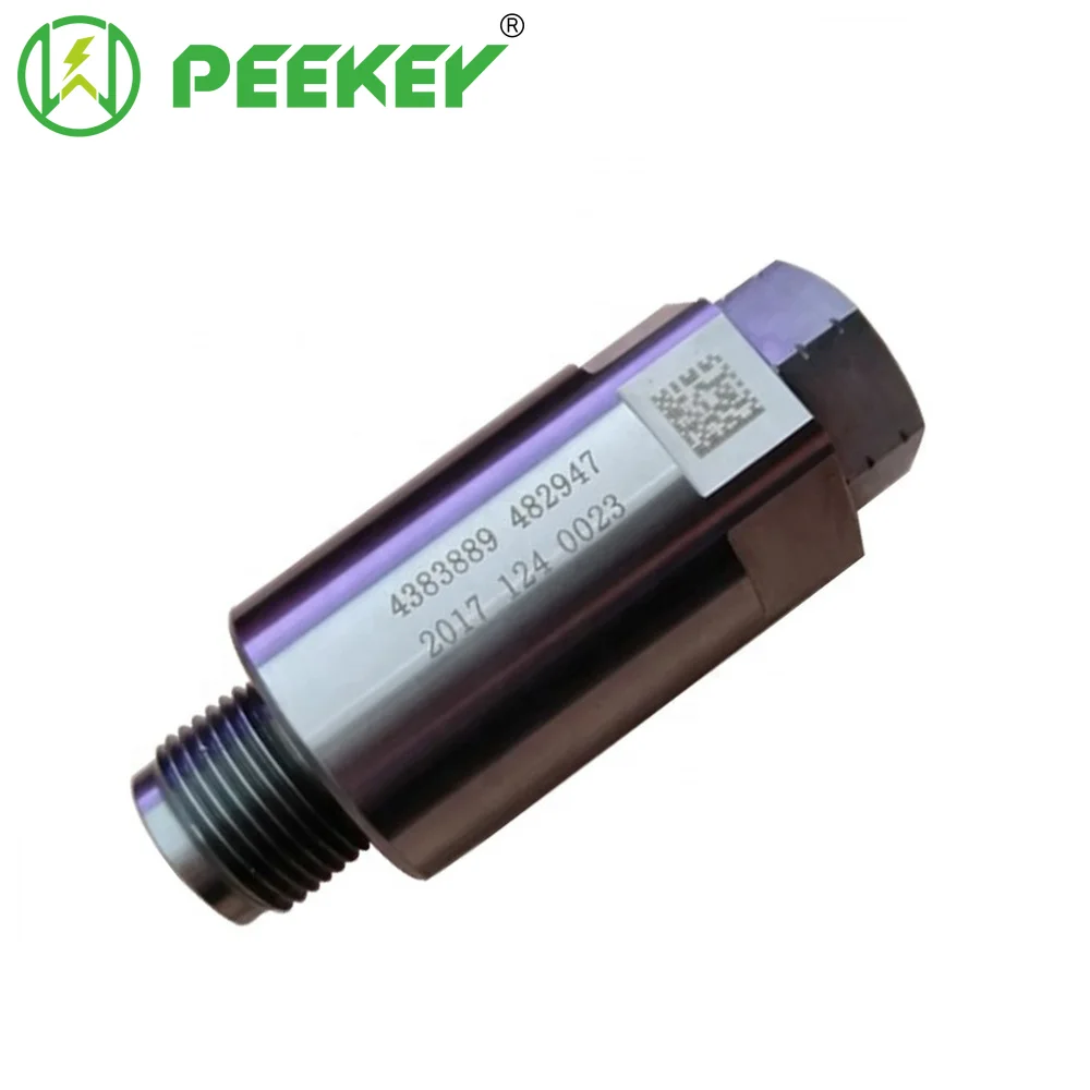 

PEEKEY 4383889 4307385 5406058 common rail fuel pressure relief valve limiter for Cummins series Dongfeng Tianlong Jin