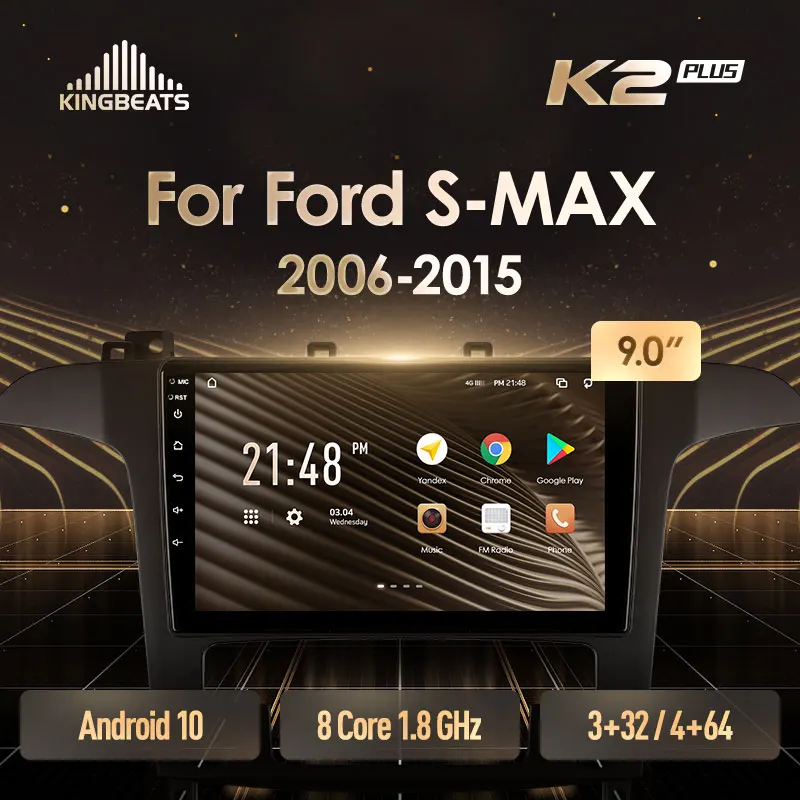 KingBeats штатное головное устройство For Ford S MAX 1 2006 2015 GPS автомагнитола на андроид