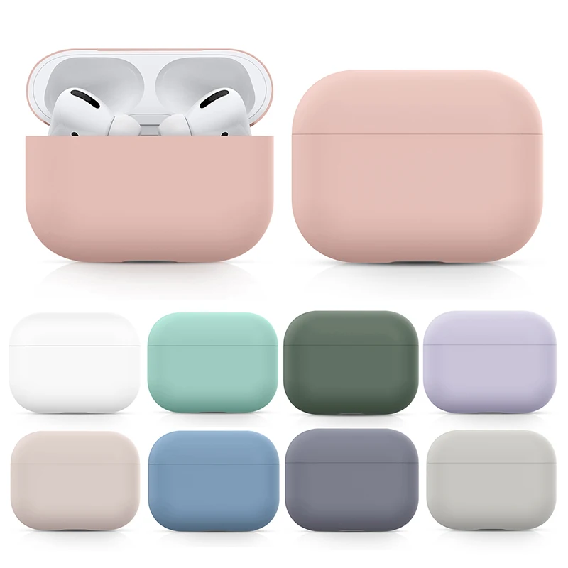 Ультратонкий Мягкий силиконовый чехол для наушников AirPods Pro беспроводной Bluetooth