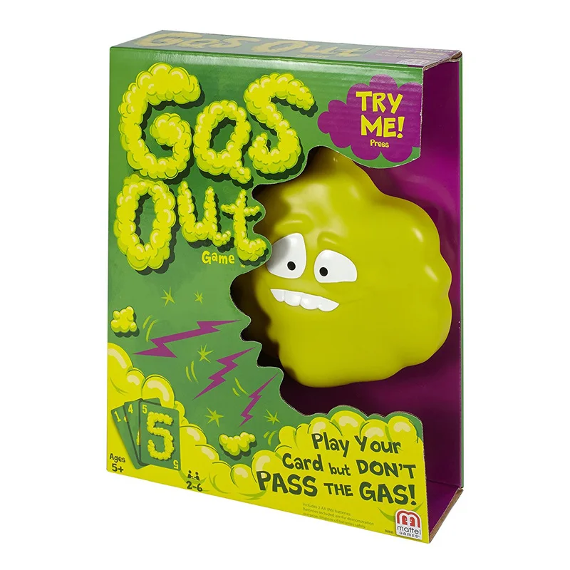 Игрушка для игр gas out Guster прикольная шутка забавная игра Gas Out развлечение