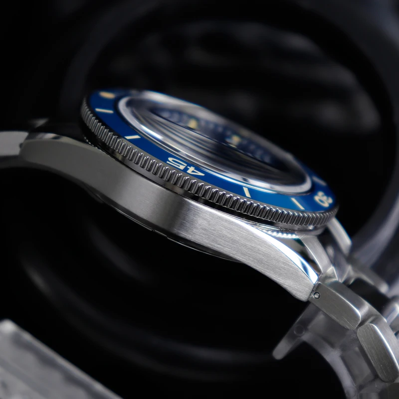 Мужские водонепроницаемые часы Cronos Sea Master Diver автоматический циферблат сэндвич
