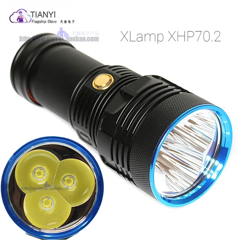 Haikelite XHP70 Ⅱ улучшенная серия заряженном супер яркий 25000 люмен вспышка света