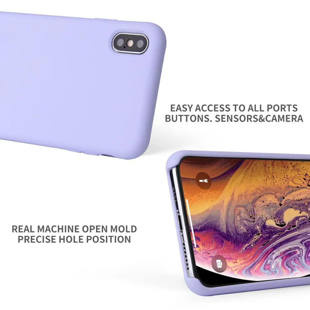 G чехол, Модный Чистый жидкий силиконовый чехол для телефона для iPhone X, iPhone Xs, мягкий чехол для телефона для iPhone XR, iPhone XS MAX, чехол для телефона