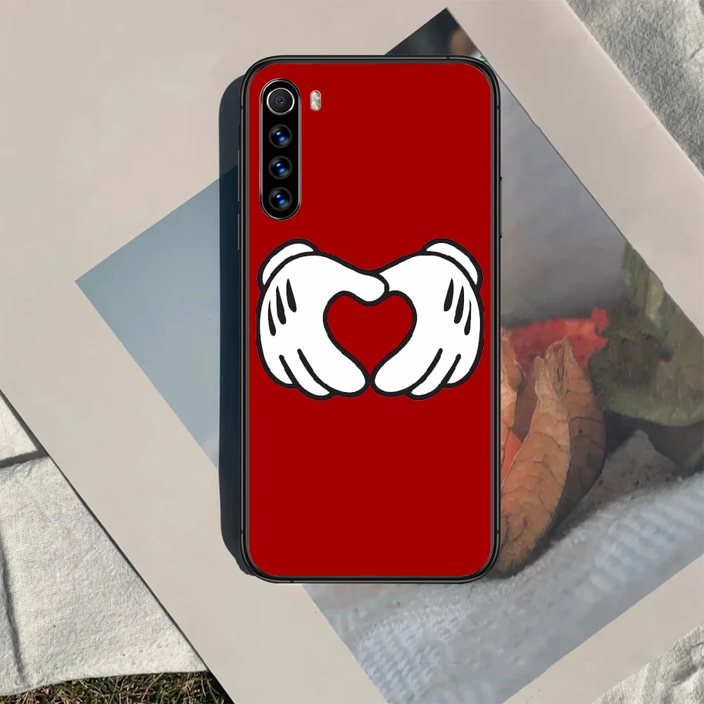 

Funny gesture Phone Case For XIAOMI Redmi Note 5 7 8 T 9 6A 7A 8A 9S K 20 30 Pro black Waterproof Soft Bumper Luxury Cell Tpu