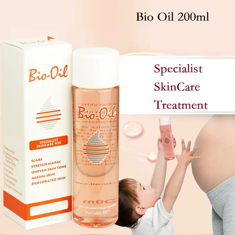 

200ml 100% Bio Oil Skin Care Ance Body Stretch Marks Remover Cream Uneven Tone Purcellin Oil Pregnancy Skin Treatment Cream