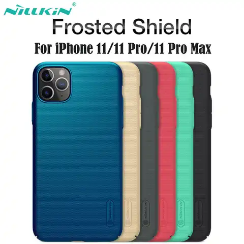 Для iPhone 11 Pro Max чехол на айфон 11 Nillkin чехол для iPhone 11 Супер матовый защитный Жесткий ПК протектор задняя крышка для iPhone11 Pro Чехол