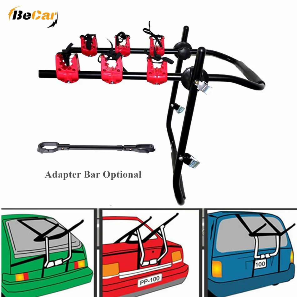 Универсальный кронштейн для багажника велосипеда 3-х местный багажник