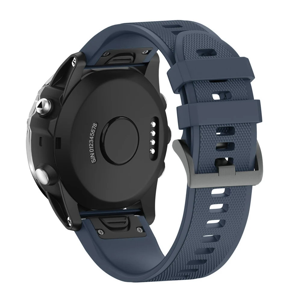 26 мм спортивный силиконовый ремешок для часов браслет наручных gps Garmin Fenix 6X 6 6S Pro 5X