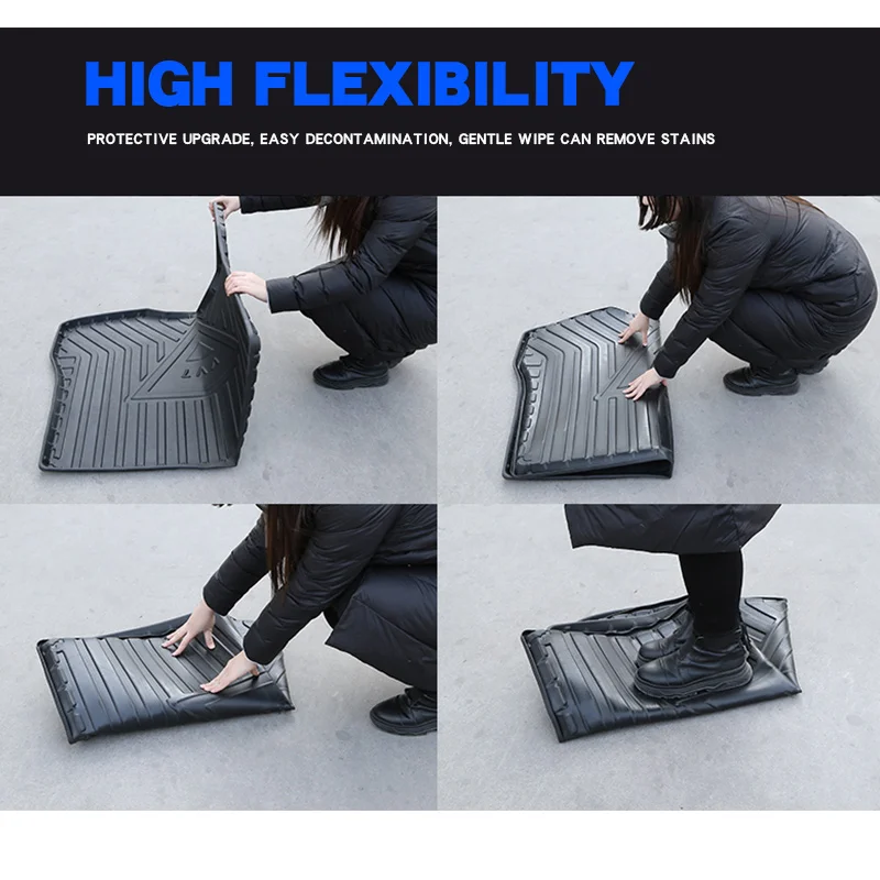 Trunk Mat Wear Resistant Car Cargo Tray Styling TPE Front Back Non Slip Accessories Protection Portable For Lexus UX 2019 |