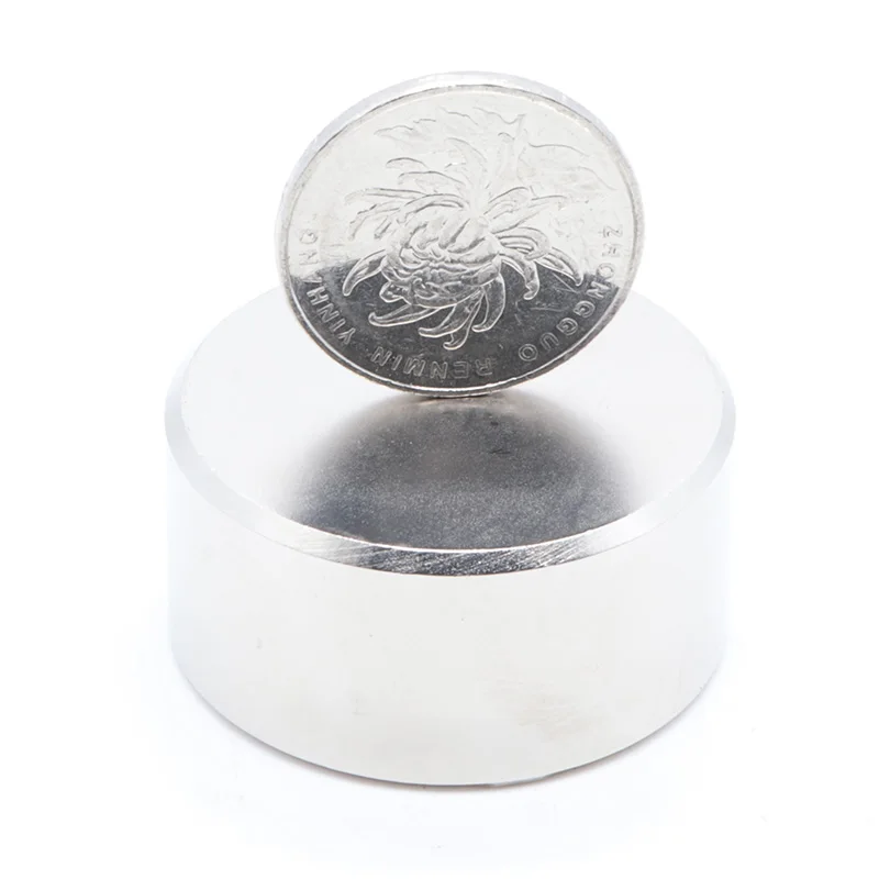 Супермощные Небольшие Круглые неодимовые магниты NdFeB 2 шт. 40x20 мм диаметр 40 x 20 N35