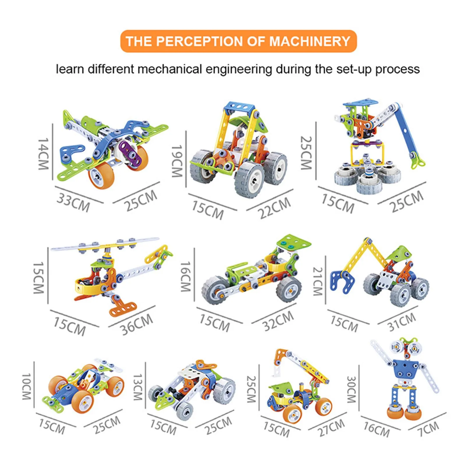 

167 PCS Stem Building Block Robot Innovative DIY Construction Engineering Building Blocks Educational Toys For Toddlers And Kids