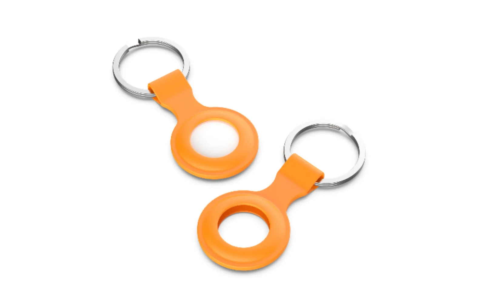 MANNIYA-Llavero protector de silicona antip&eacute;rdida para Airtag, 100 unids/lote-2