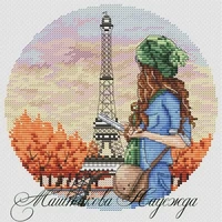 top customized embroidery dreams of paris cross stitch supplies with 14ct aida counted canvas for home decoration