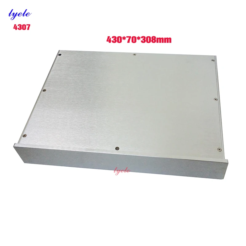

Lyele 4307 предступенчатое шасси 430*70*308 мм корпус усилителя мощности DIY box