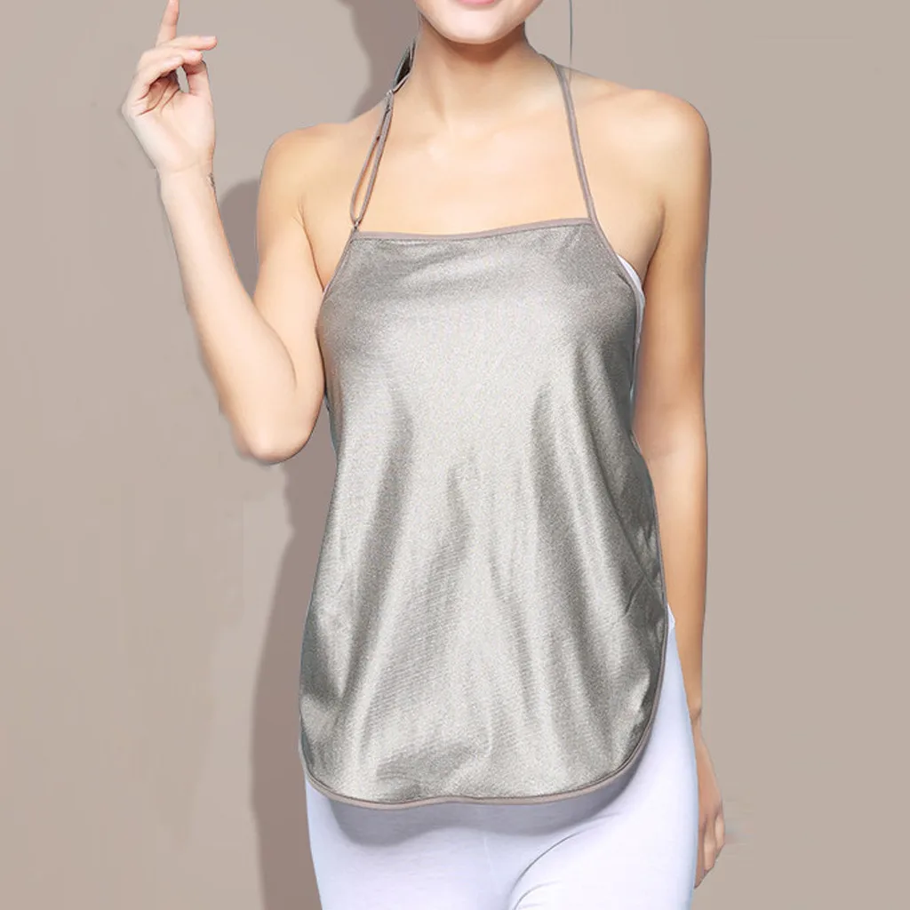 Женская блузка для мам беременных без рукавов радиационная одежда топы