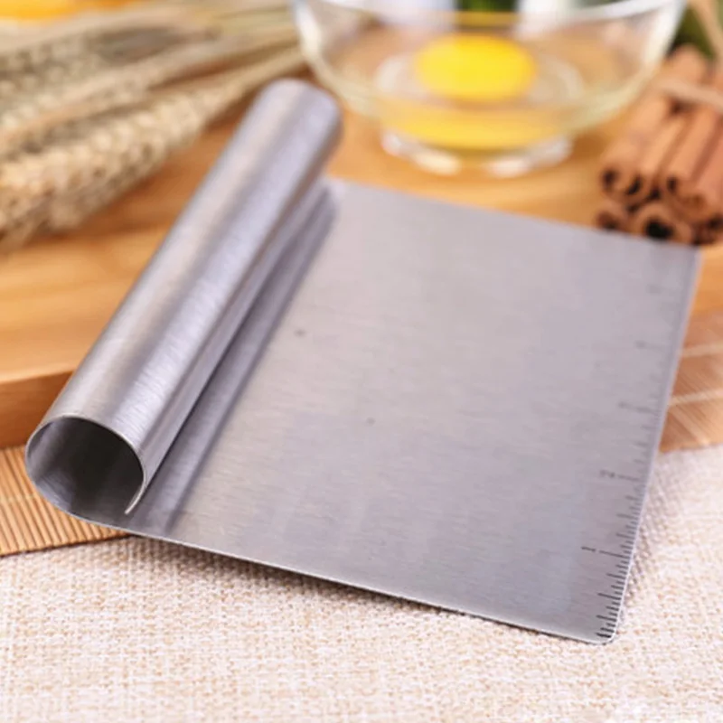 Инструмент для резки теста из нержавеющей стали лопатки пиццы скребок помадной