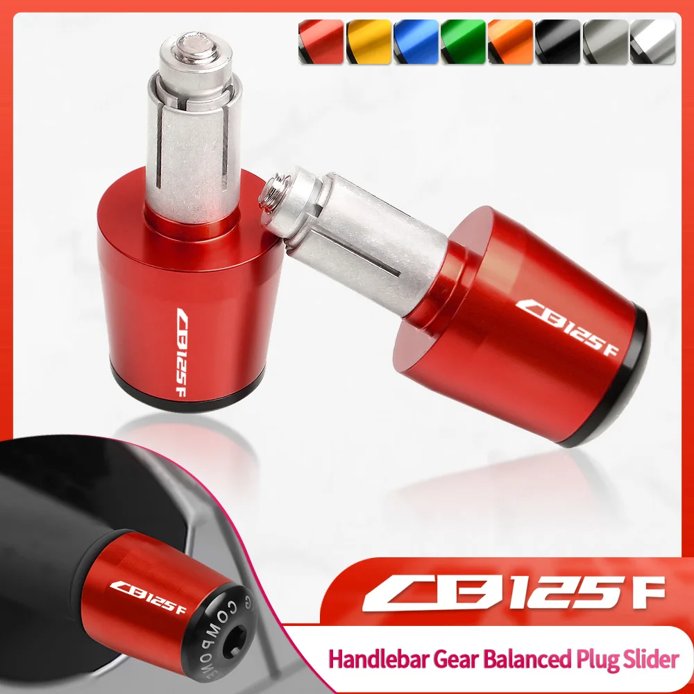 

CB125F 7/8" Motorcycle Accessories Handlebar Grips Slider Cap Plug Aluminum Bar End For HONDA CB125F CB 125F 2014 2015 2016 2017