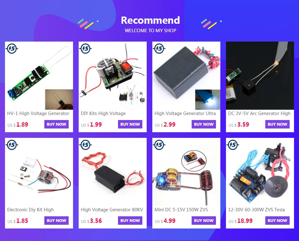 Генератор высокого напряжения Электронная зажигалка для USB прикуривателя DC 3 V-5 V дуговой трансформатор с катушкой аксессуары