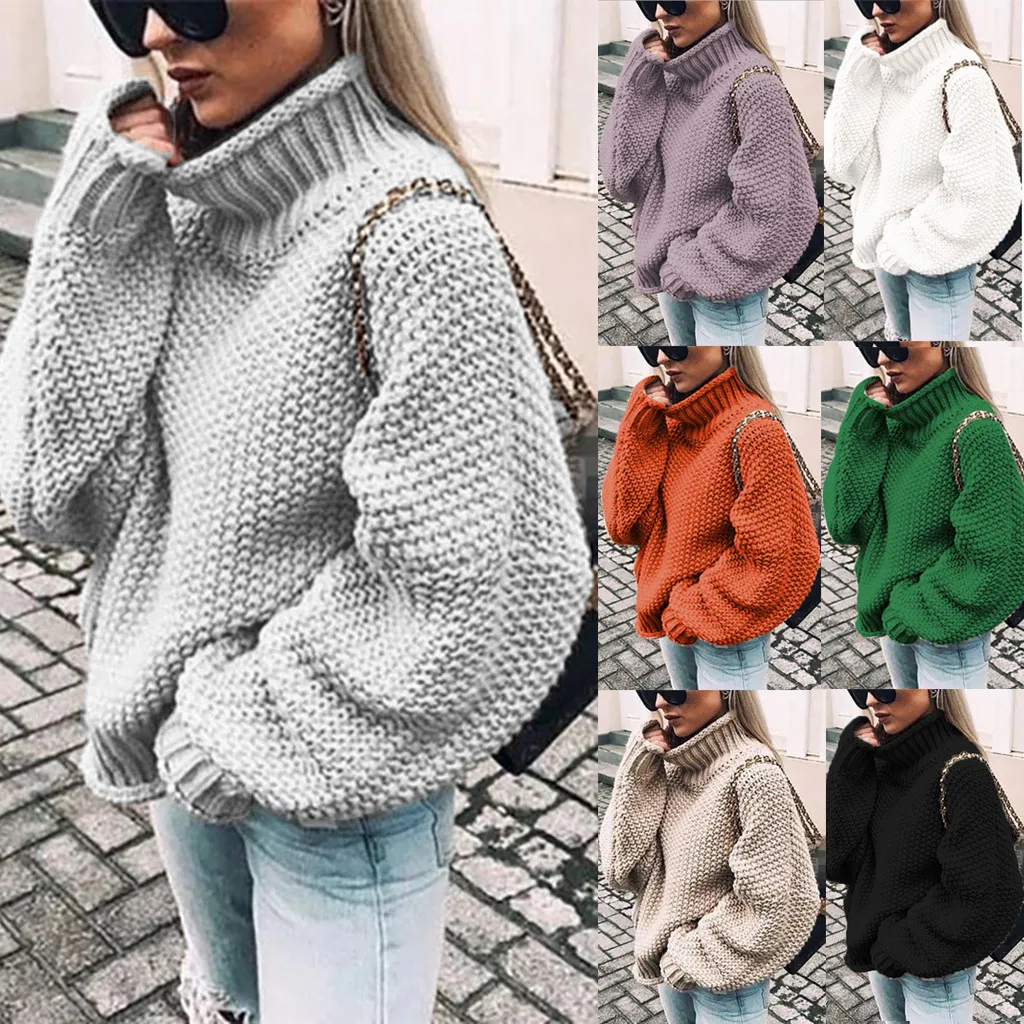 New Korean Style Knit Women Sweater Tops Female Autumn Long Sleeve Pullover Basic Sweaters | Женская одежда