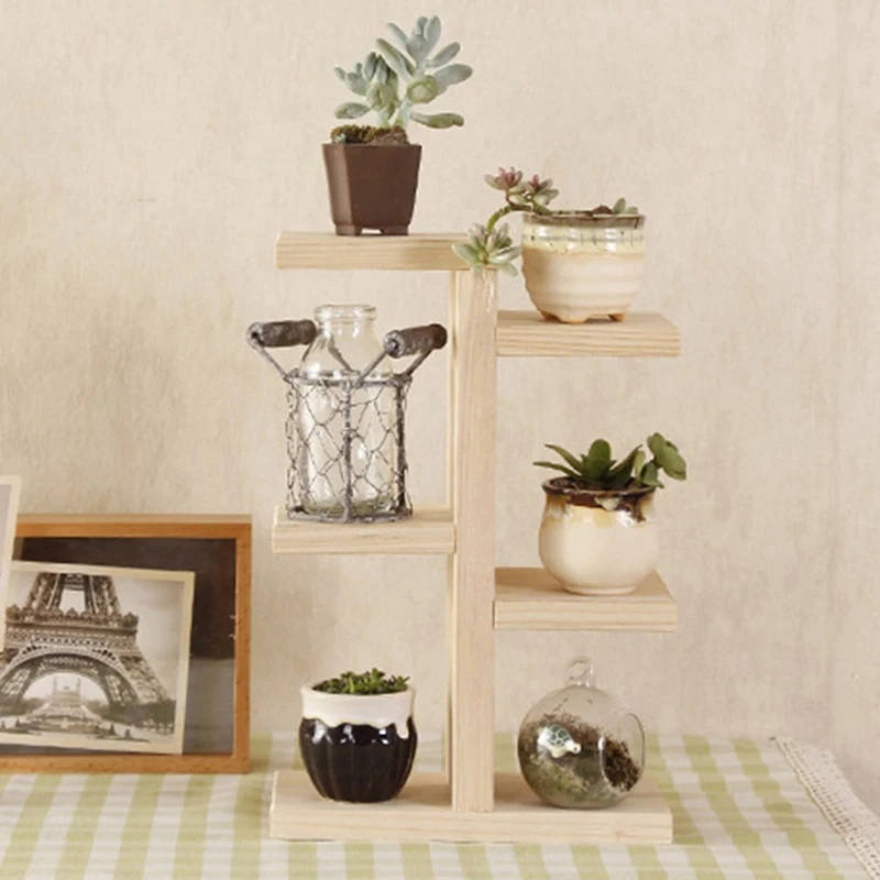 Столешница для хранения дерева прочный офисный порог Простая подставка